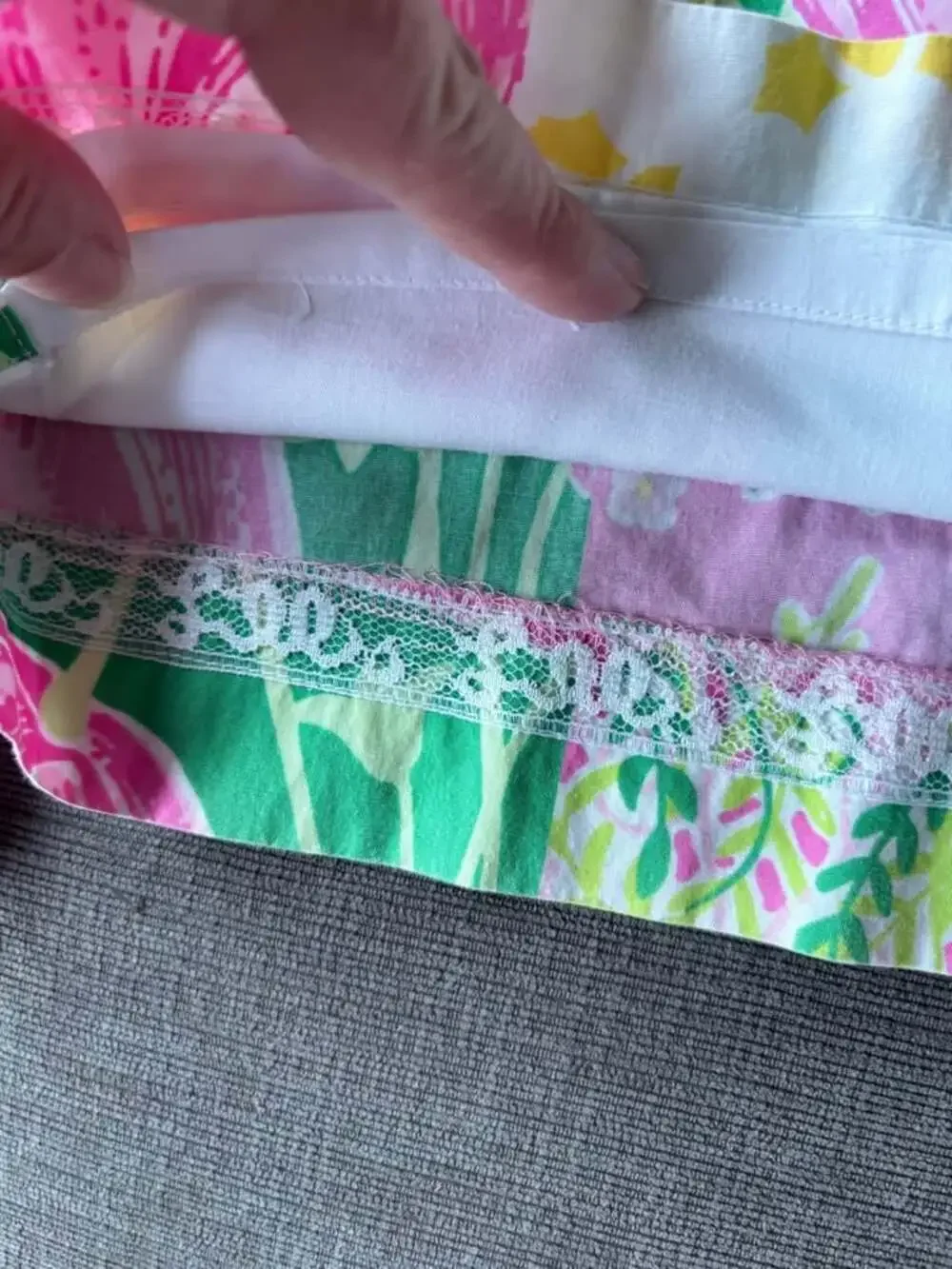 Lilly Pulitzer 3T Toddler Girls Classic Shift Patchwork Dress Lion Tulip Print